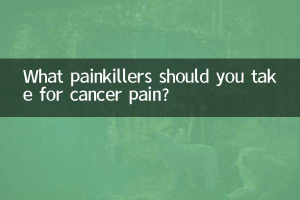がんの痛みにはどのような鎮痛剤を服用する必要がありますか?