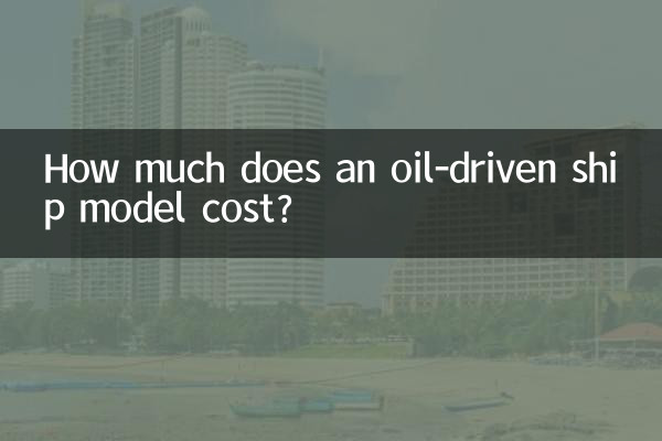 Combien coûte une maquette de bateau à propulsion pétrolière ?