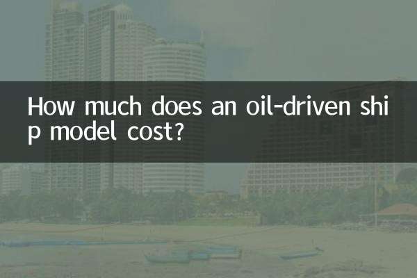 Combien coûte une maquette de bateau à propulsion pétrolière ?