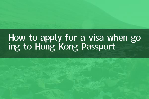 Как подать заявление на визу при поездке в Гонконг Паспорт