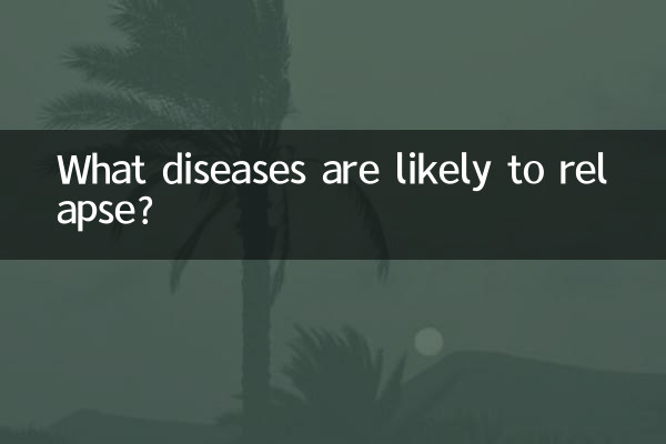 Bei welchen Krankheiten ist ein Rückfall wahrscheinlich?