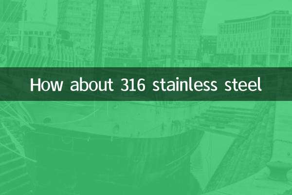 How about 316 stainless steel