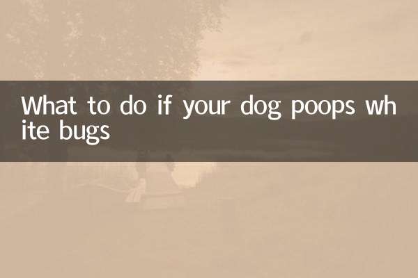 اگر آپ کا کتا سفید کیڑے کو پھاڑ دیتا ہے تو کیا کریں