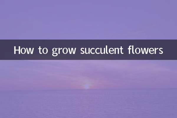 كيف تنمو الزهور النضرة