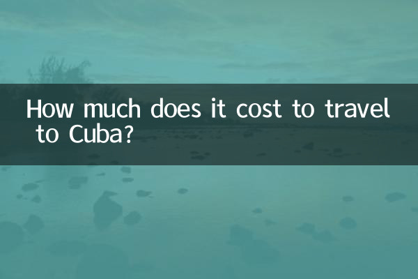 How much does it cost to travel to Cuba?