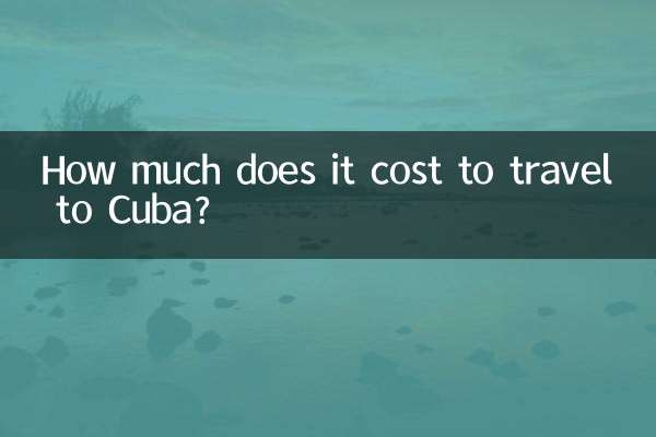 How much does it cost to travel to Cuba?