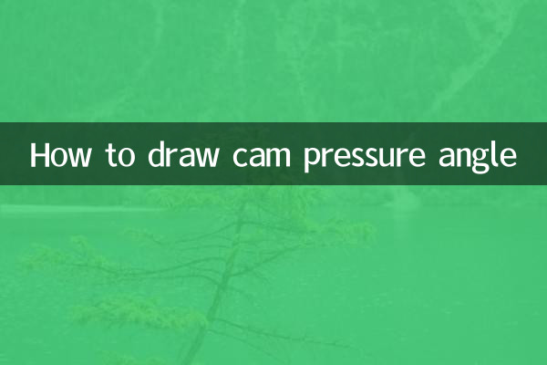凸轮压力角怎么画