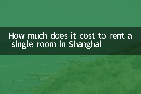 上海租房單間多少錢