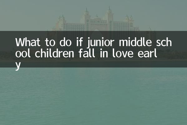 중학생 아이들이 일찍 사랑에 빠지면 어떻게 해야 할까요?