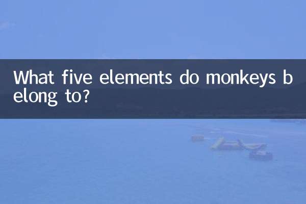 К каким пяти стихиям принадлежат обезьяны?