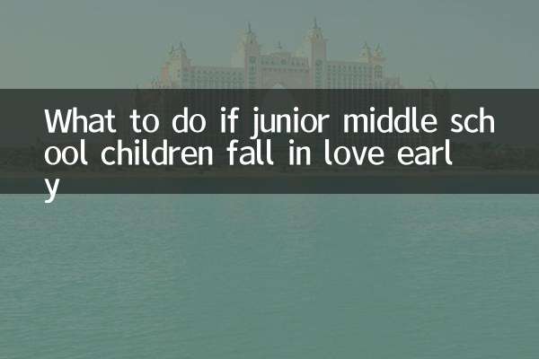 اگر جونیئر مڈل اسکول کے بچے جلد ہی محبت میں پڑ جاتے ہیں تو کیا کریں