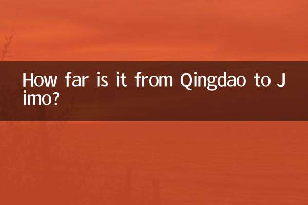 Quanto dista Qingdao da Jimo?