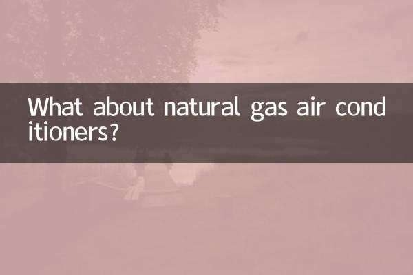 Was ist mit Erdgas-Klimaanlagen?