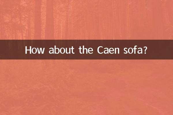 Et le canapé Caen ?