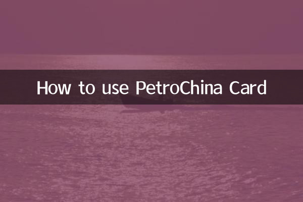 পেট্রোচায়না কার্ড কীভাবে ব্যবহার করবেন