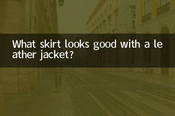 কি স্কার্ট একটি চামড়া জ্যাকেট সঙ্গে ভাল দেখায়?