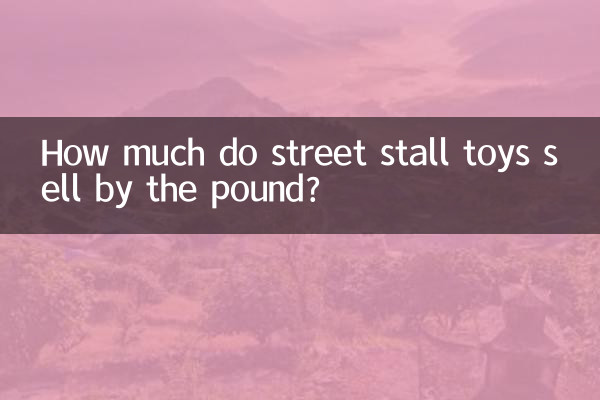地攤玩具按斤賣多少錢