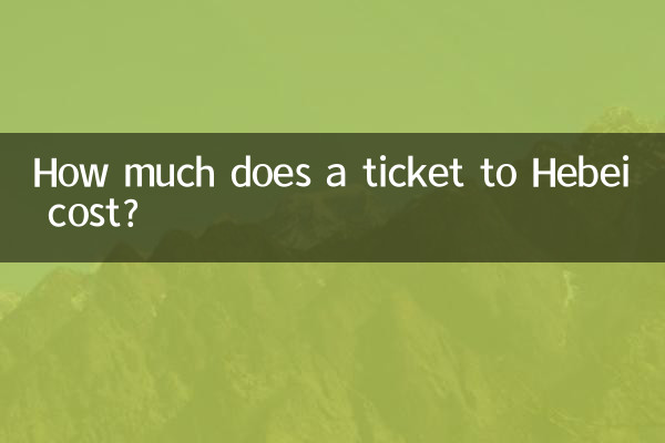 Quanto custa uma passagem para Hebei?