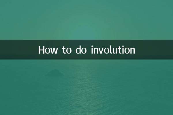 Wie man eine Involution durchführt