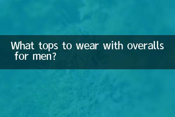 남성용 바지와 함께 입는 상의는 무엇인가요?