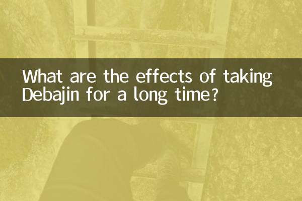 Quais são os efeitos de tomar Debajin por um longo período?