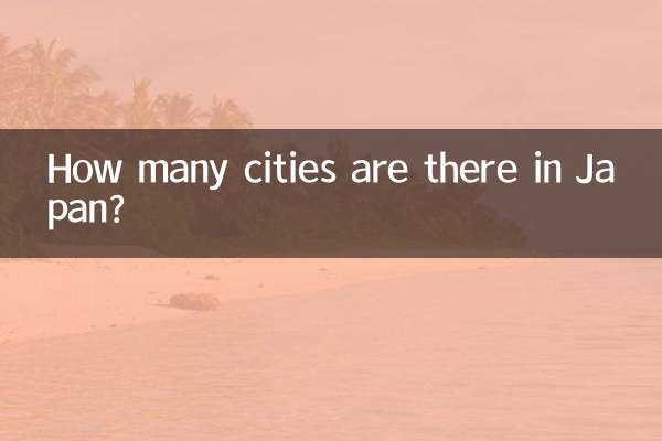 How many cities are there in Japan?