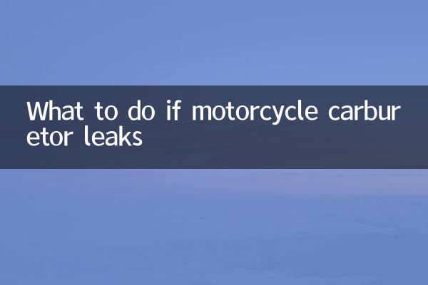 Qué hacer si el carburador de la motocicleta tiene fugas