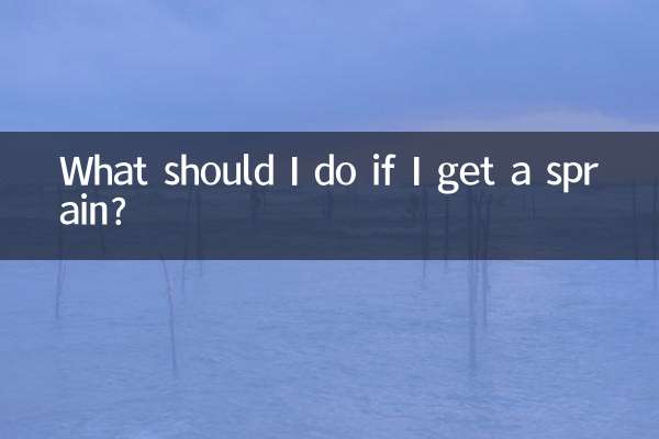 Was soll ich tun, wenn ich eine Verstauchung bekomme?