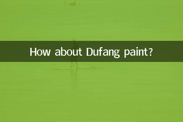 Que tal tinta Dufang?