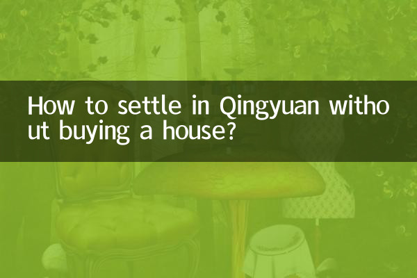 How to settle in Qingyuan without buying a house?