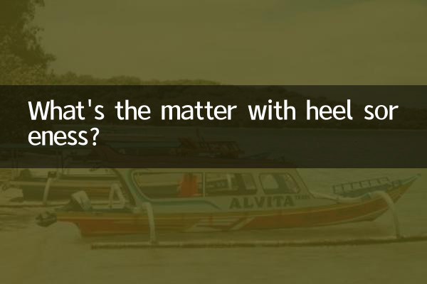 Quel est le problème avec la douleur au talon ?