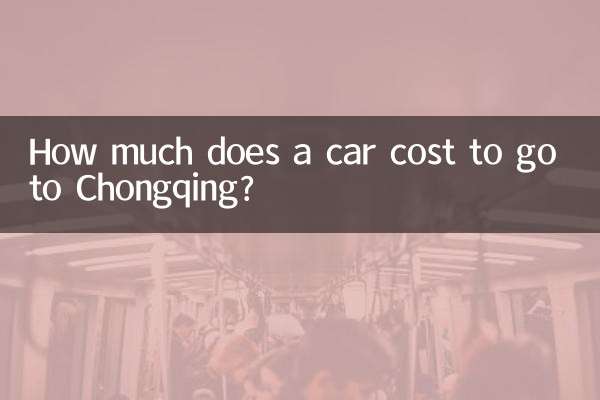Quanto custa um carro para ir a Chongqing?
