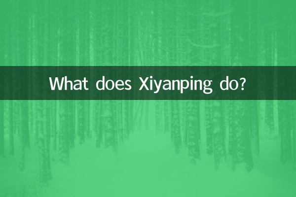 ¿Qué hace Xiyanping?